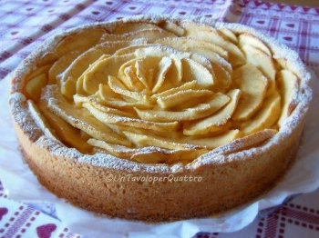 Torta di mele con crema pasticcera